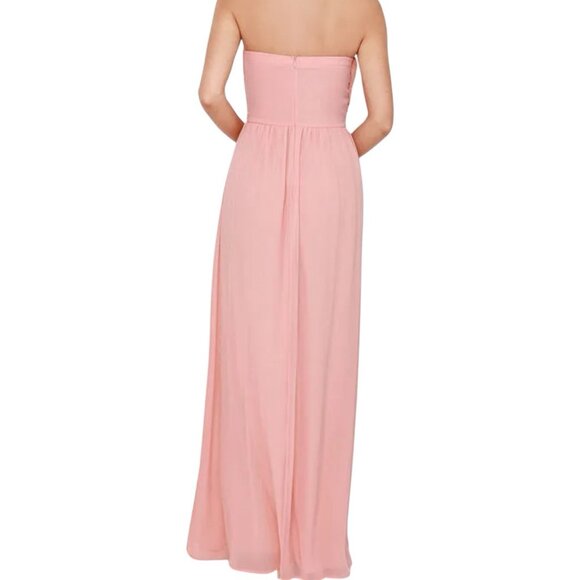 Lulu's Blush Strapless Maxi Dress - Picture 3 of 14